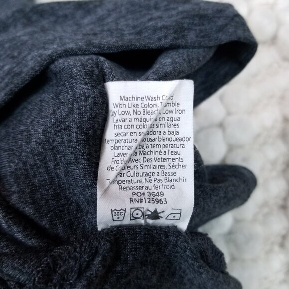 Beyond Yoga Spacedye Double Up Racer Tank Charcoal Black Sz Small - Picture 9 of 9